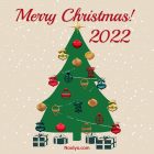 Merry Christmas Card - Printable, Free - Christmas Tree