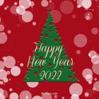 New Year Card – Printable, Free – Red Card