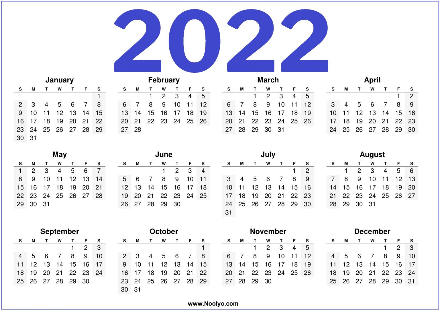 2 Year 2022 And 2023 Calendar Printable
