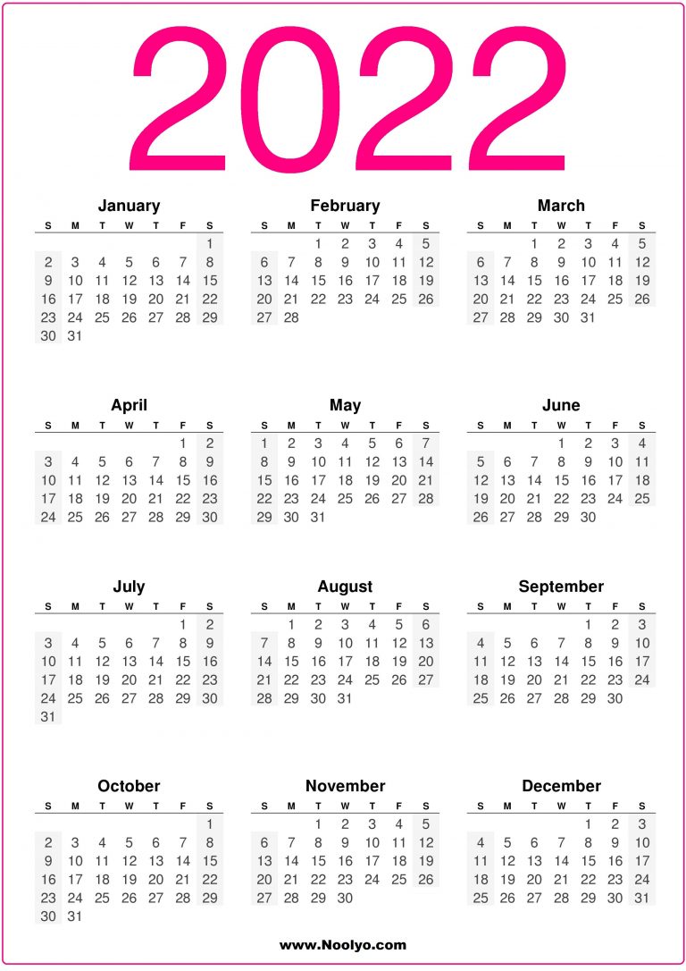 a4 size 2022 calendars printable free vertical noolyocom