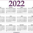 2022 Calendar Australia Printable Free