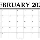 2022 February Calendar Printable – Download Free