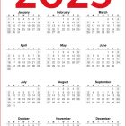 Calendar 2023 Free Printable