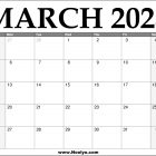 2023 March Calendar Printable