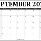 2024 September Printable Calendar