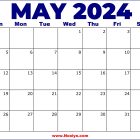 2024 May Calendar United States